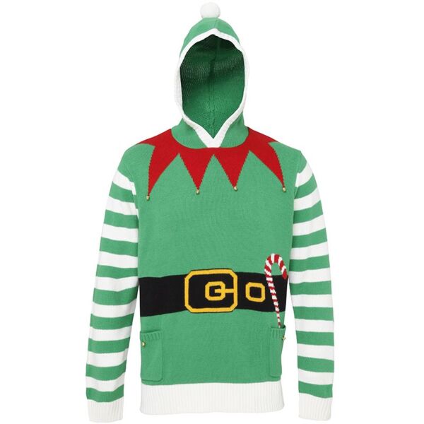 Elf 3D Adults Christmas Jumper (With Hood) Thumbnail